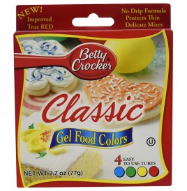Betty Crocker Classic Gel Food Colours   Box  77 grams